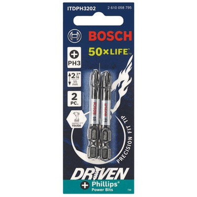 Bosch ITDPH3202 Impact Tough Ph3 2" 2Pk