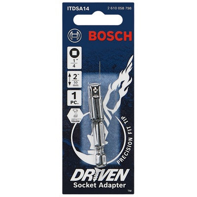 Bosch ITDSA14 Impact Tough 1/4" Hex To 1/4" Sa