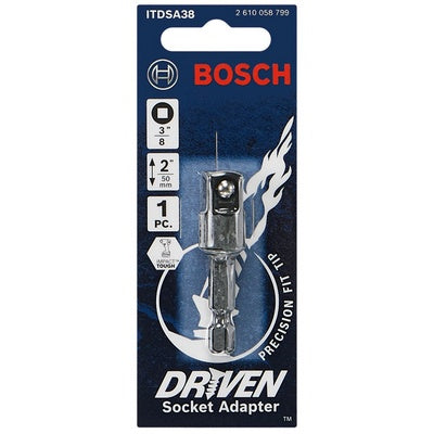 Bosch ITDSA38 Impact Tough 1/4" Hex To 3/8" Sa