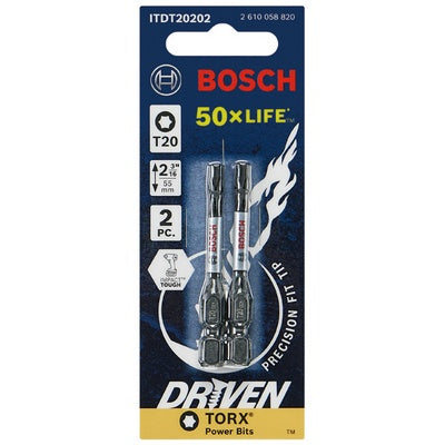 Bosch ITDT20202 Impact Tough T20 2" 2Pk