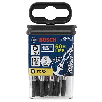 Bosch ITDT20215 Impact Tough T20 2" 15Pk