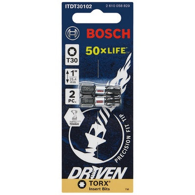 Bosch ITDT30102 Impact Tough T30 1" 2Pk