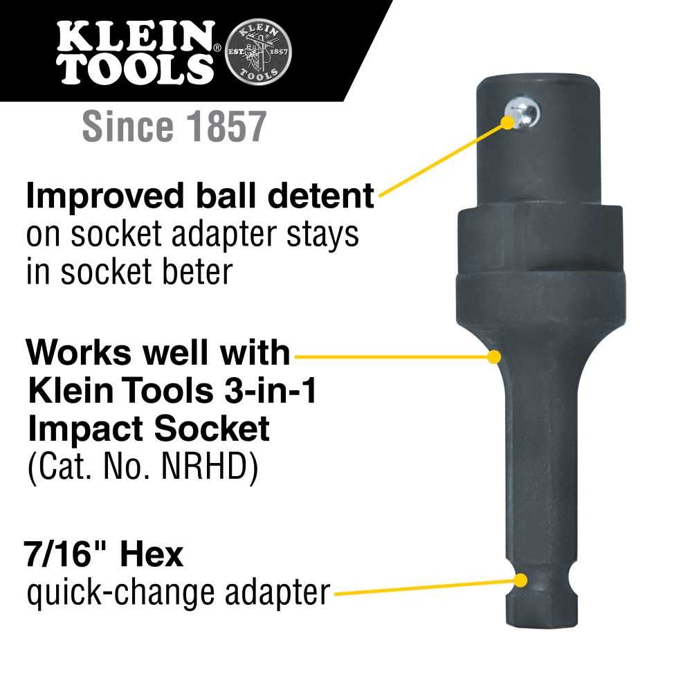 Klein Tools NRHDA Adapter For Nrhd