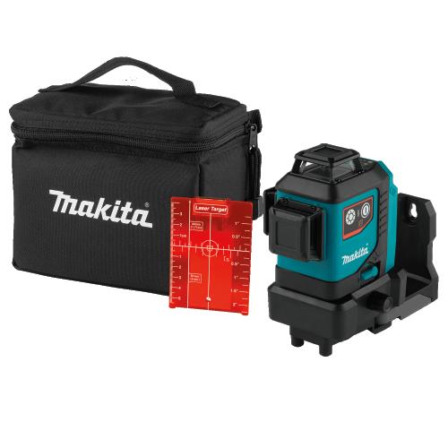 Makita SK700D 12V max CXT® Lithium‑Ion Cordless Self‑Leveling 360° 3‑Plane Red Laser, Tool Only