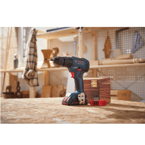 Bosch GXL18V-240B22 18V 2-Tool Combo Kit with 1/2 In. Hammer Drill/Driver