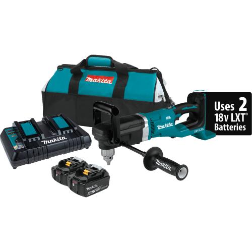 Makita XAD03PT 36V (18V X2) LXT® Brushless 1/2" Right Angle Drill Kit (5.0Ah)