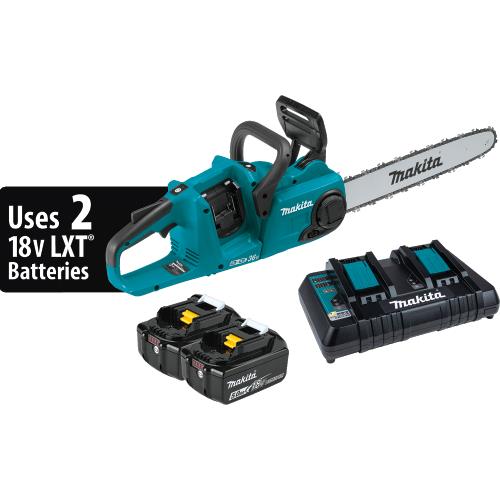 Makita XCU04PT 36V (18V X2) Lxt® Brushless 16" Chain Saw Kit