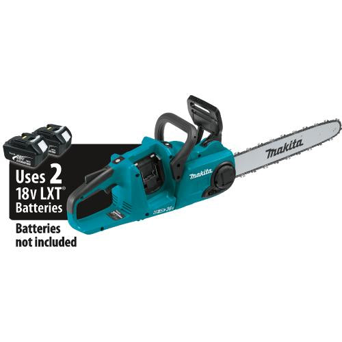 Makita XCU04Z 36V (18V X2) LXT® Brushless 16" Chain Saw, Tool Only