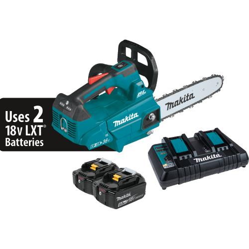 Makita XCU08PT 36V (18V X2) LXT® Brushless 14" Top Handle Chain Saw Kit (5.0Ah)