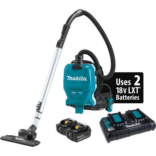 Makita XCV09PT 36V (18V X2) Lxt® Brushless 1/2 Gallon Hepa Filter Backpack Dry Vacuum Kit