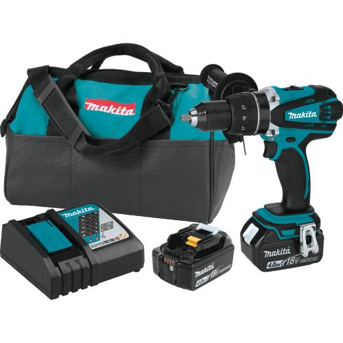 Makita XFD03M 18V LXT® Lithium‑Ion Cordless 1/2" Driver‑Drill Kit (4.0Ah)