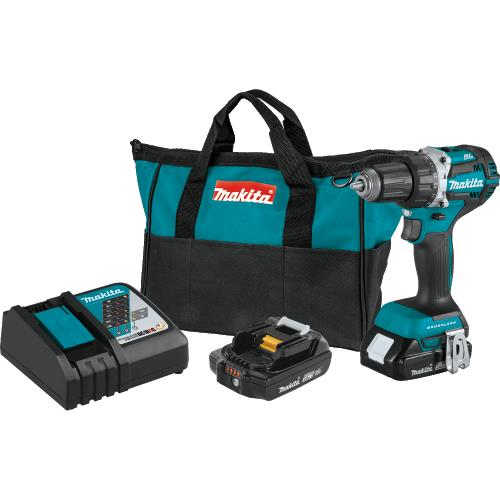 Makita XFD12R 18V LXT® Lithium‑Ion Compact Brushless Cordless 1/2" Driver‑Drill Kit (2.0Ah)