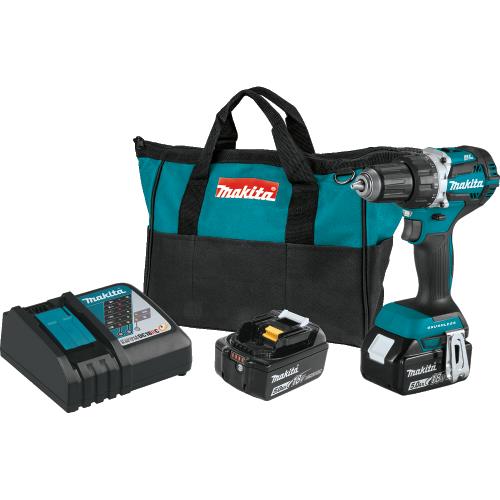 Makita XFD12T 18V LXT® Lithium‑Ion Compact Brushless Cordless 1/2" Driver‑Drill Kit (5.0Ah)