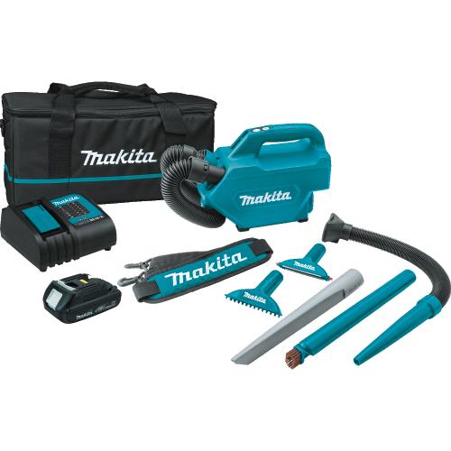 Makita XLC07SY1 18V LXT® Lithium‑Ion Compact Handheld Canister Vacuum Kit (1.5Ah)