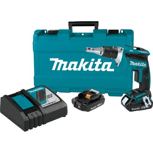 Makita XSF03R 18V Lxt® Lithiumion Compact Brushless Cordless 4,000 Rpm Drywall Screwdriver Kit