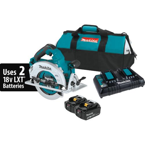 Makita XSH06PT 36V (18V X2) LXT® Brushless 7‑1/4” Circular Saw Kit (5.0Ah)