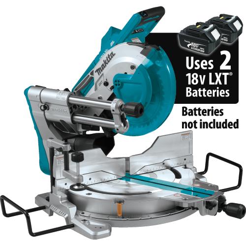 Makita XSL04ZU 36V (18V X2) LXT® Brushless 10" Dual‑Bevel Sliding Compound Miter Saw, AWS® and Laser, Tool Only