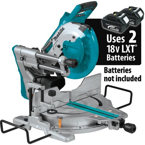 Makita XSL06Z 36V (18V X2) LXT® Brushless 10" Dual‑Bevel Sliding Compound Miter Saw with Laser, Tool Only