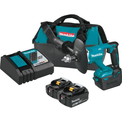 Makita XTU02T 18V LXT® Lithium‑Ion Brushless Cordless 1/2" Mixer Kit (5.0Ah)