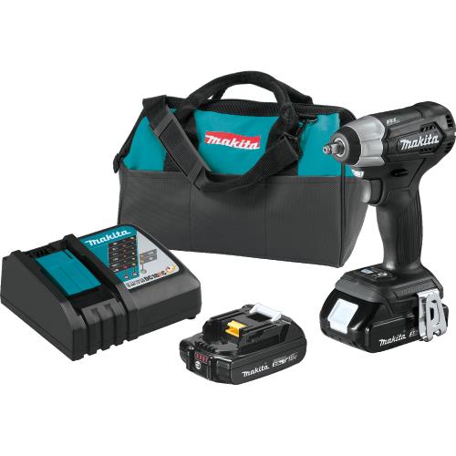 Makita XWT12RB 18V LXT® Lithium‑Ion Sub‑Compact Brushless Cordless 3/8" Sq. Drive Impact Wrench Kit (2.0Ah)