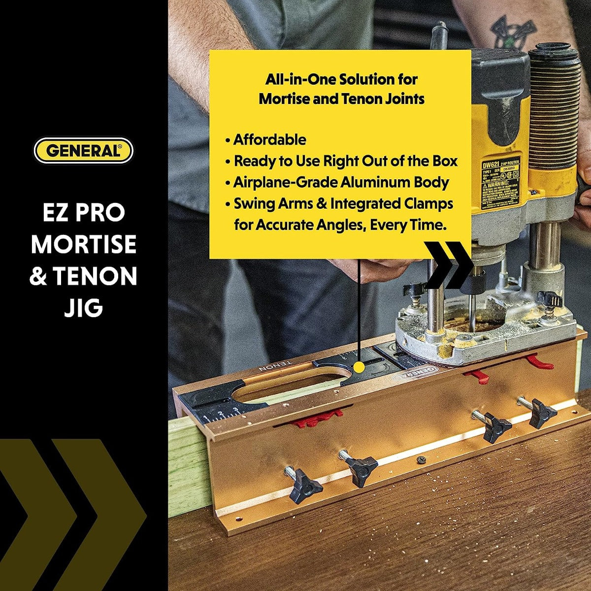 General Tools 870 E-Z Pro Aluminum Mortise & Tenon Jig Kit