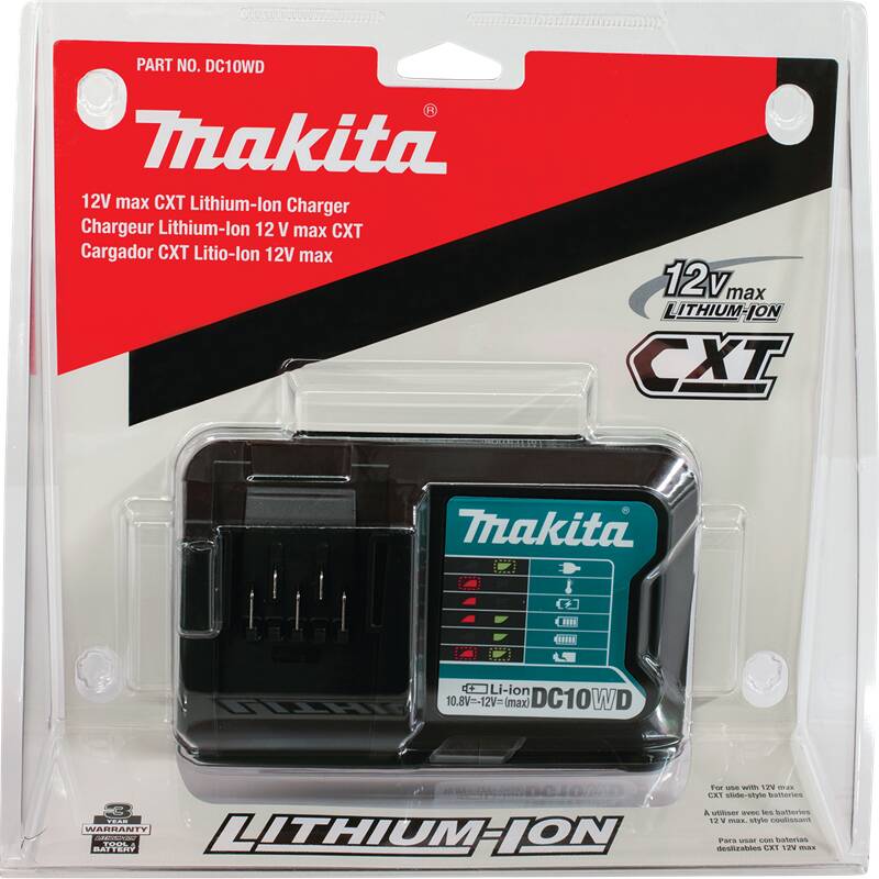 Makita DC10WD 12V max CXT® Lithium‑Ion Charger