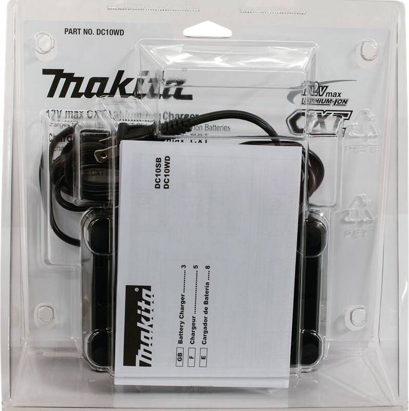 Makita DC10WD 12V max CXT® Lithium‑Ion Charger