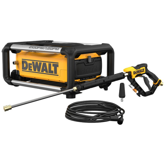 Dewalt DWPW2100 2,100 Max Psi* 1.2 Gpm** 13 Amp Electric Jobsite Cold Water Pressure Washer