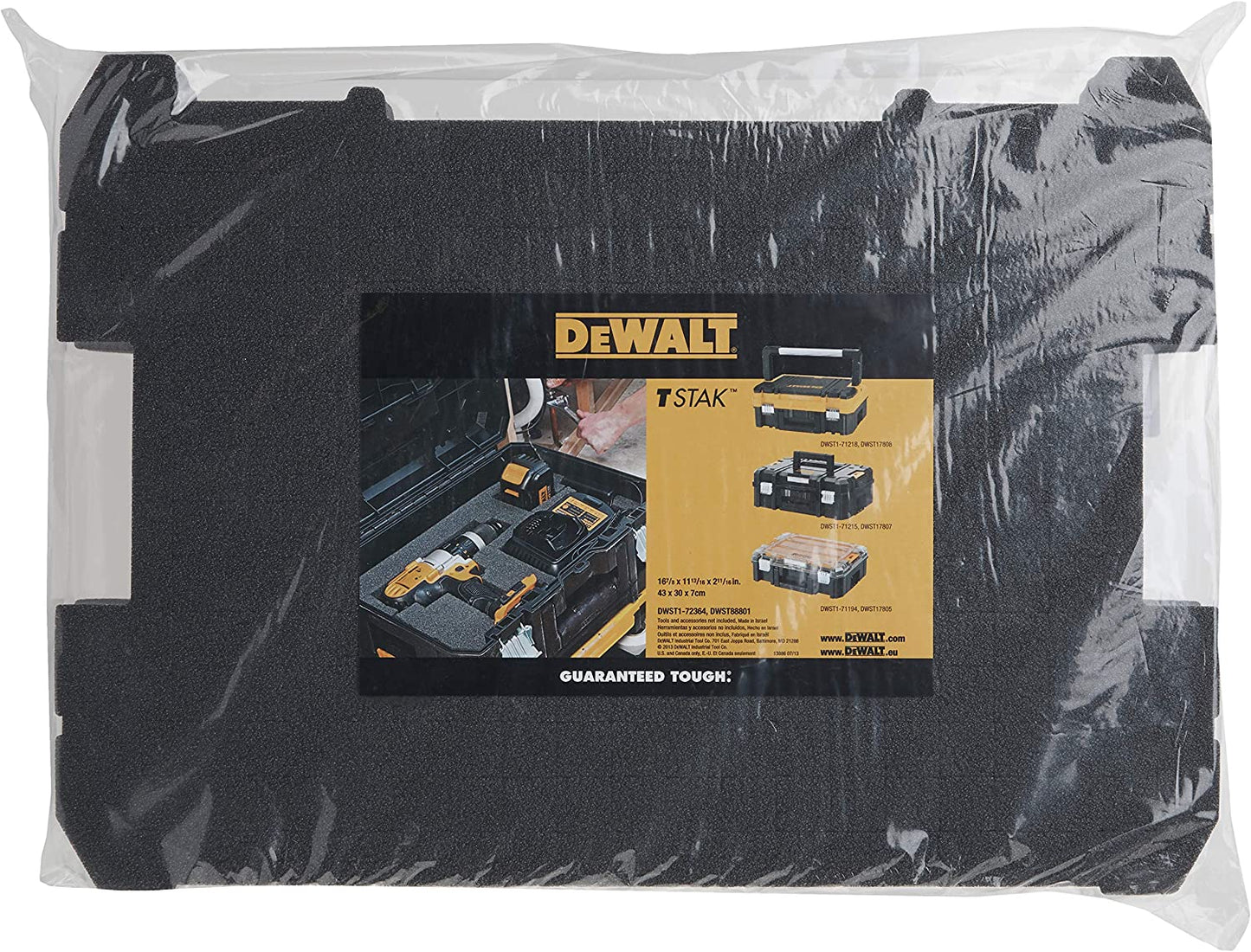 Dewalt DWST88801 Tstak® Foam Insert