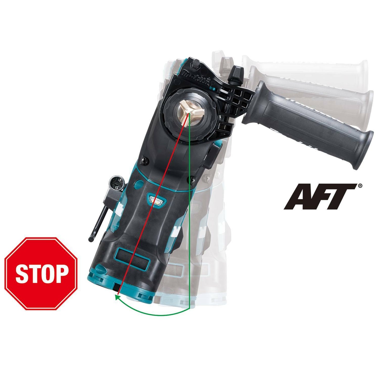 Makita GRH02Z 40V max XGT® Brushless Cordless 1‑1/8" SDS‑PLUS AVT® Rotary Hammer, with Interchangeable Chuck, AWS® Capable, Tool Only