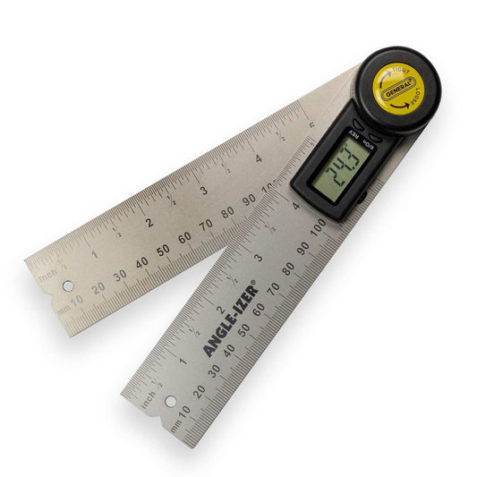 General Tools 822 Angle-Izer® Digital Angle Finder, 5 In.