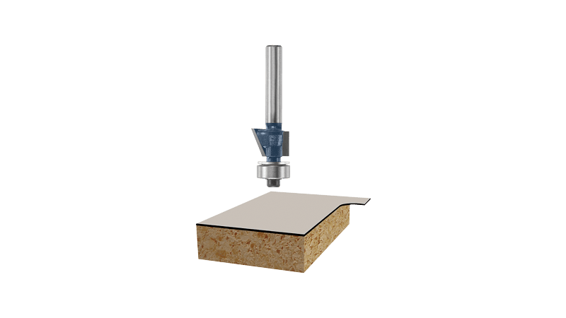 Bosch 85437M Rtr Bit, Ct Comb 22Deg Flush Trim