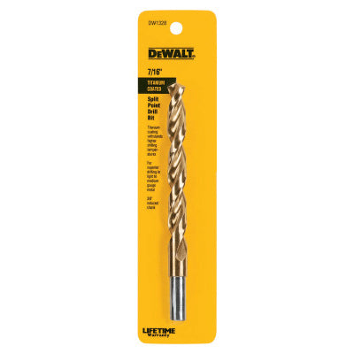 Dewalt DW1328 7/16" Titanium Drill Bit (3 Bit)