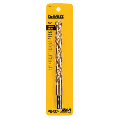 Dewalt DW1332 1/2" Titanium Drill Bit (3 Bit)