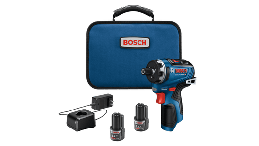 Bosch GSR12V-300HXB22 12V Max Brushless 1/4 In. Hex Two-Speed Screwdriver Kit With (2) 2.0 Ah Batteries