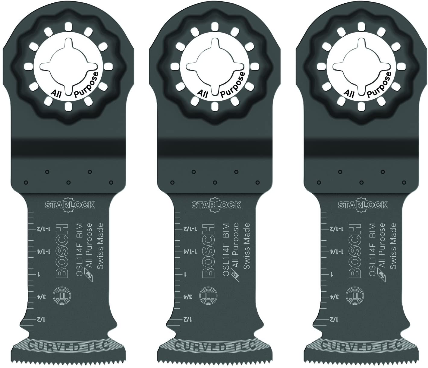 Bosch OSL114F-3 Starlock 1-1/4" Bim 3Pk