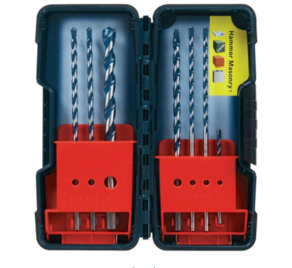 Bosch HCBG700T Blue Granite Turbo Hammer Drill Bit Set 7Pc