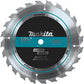 Makita A-94910 10‑1/4" 24T Carbide‑Tipped Circular Saw Blade, Framing