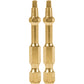 Makita B-60501 Impact GOLD® #2 Square Recess 2³ Power Bit, 2/pk