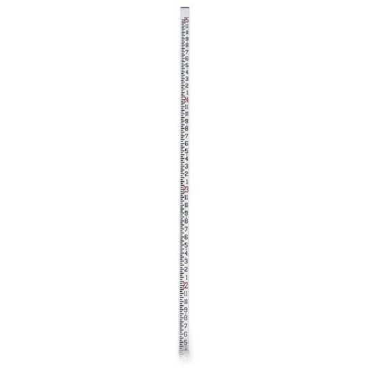 Bosch 06-925C Measuremark 25-Foot Fiberglass Grade Rod In Feet, Inches And Eighths , White