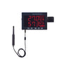 General Tools LRTH185DL1 Calibratable Data Logging Temperature-Humidity Monitor With Jumbo Led Display And Remote Probe