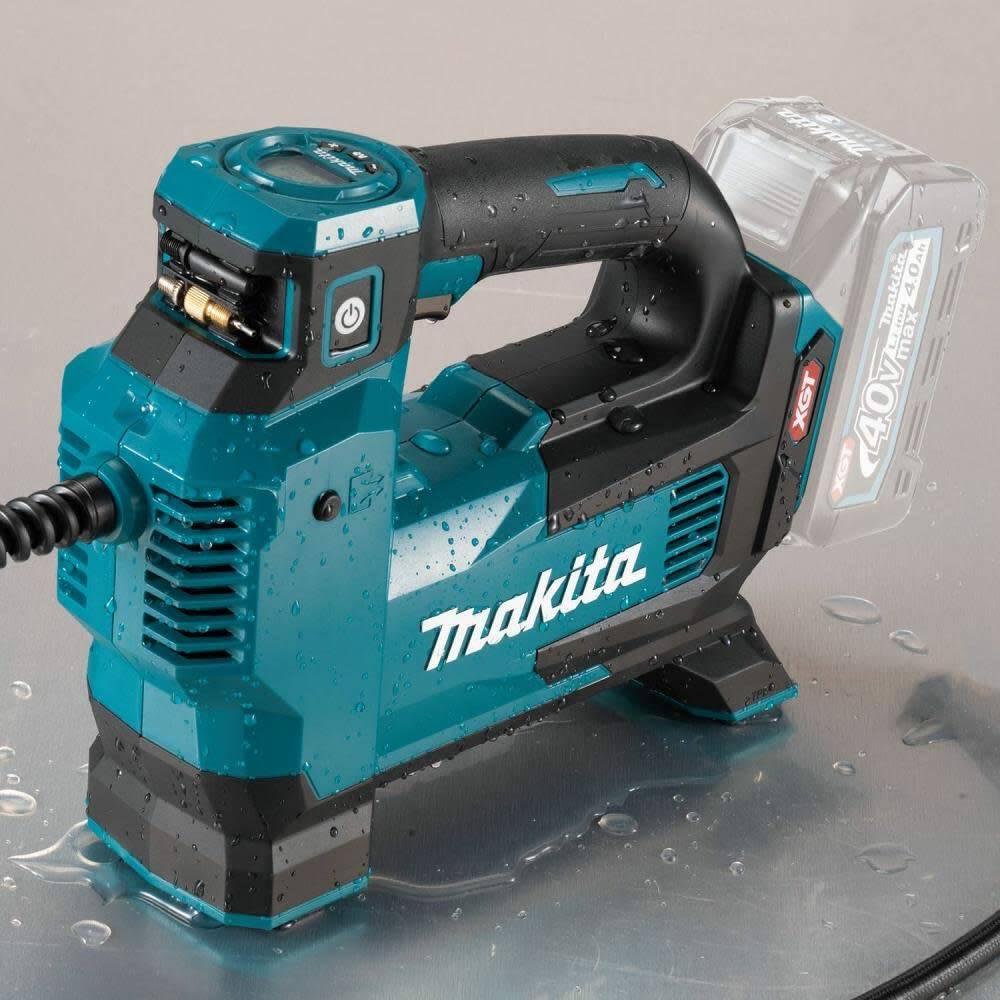 Makita MP001GZ01 40V max XGT® Cordless High‑Pressure Inflator, Tool Only