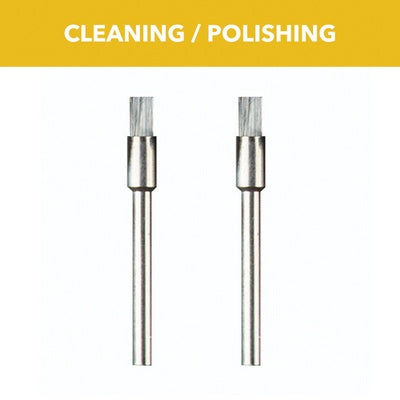 Bosch 443-02 1/8" Carbon Steel Brushes (2PK)