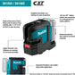 Makita SK105DZ 12V max CXT® Lithium‑Ion Cordless Self‑Leveling Cross‑Line Red Beam Laser, Tool Only