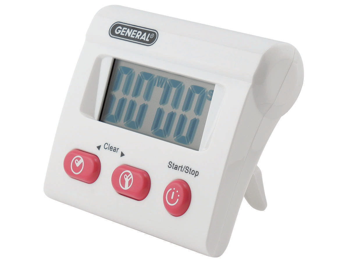 General Tools TI170 White Timer-Stopwatch – KPaul Tools