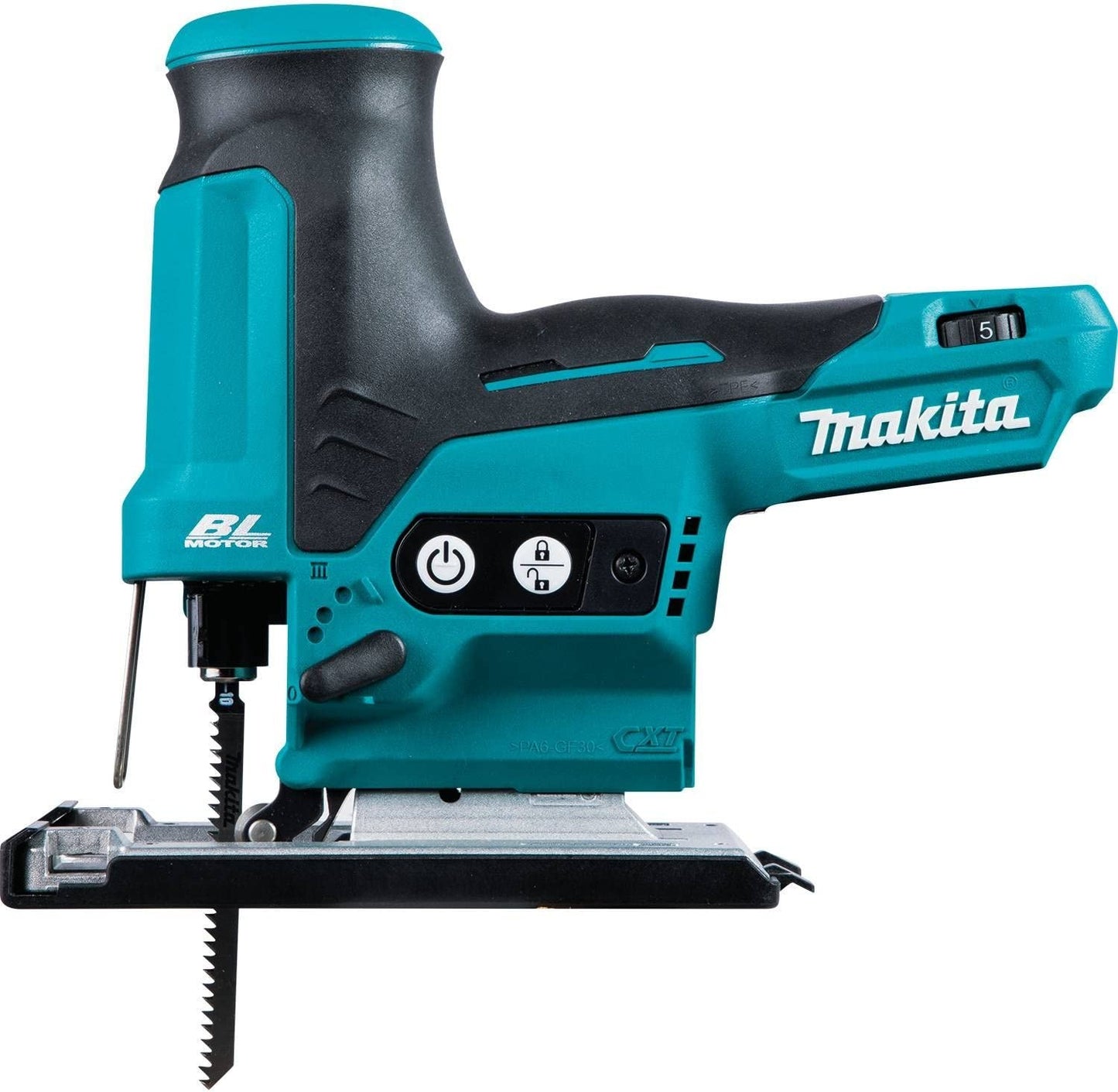 Makita VJ05Z 12V max CXT® Lithium‑Ion Brushless Cordless Barrel Grip Jig Saw, Tool Only