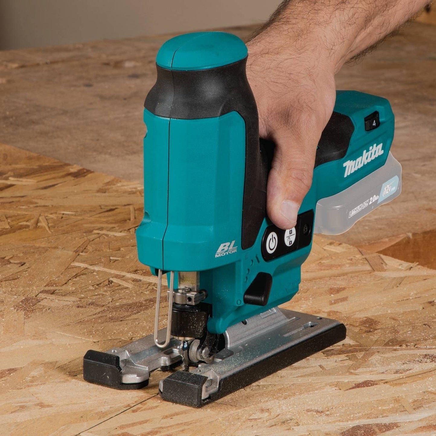 Makita VJ05Z 12V max CXT® Lithium‑Ion Brushless Cordless Barrel Grip Jig Saw, Tool Only