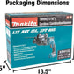 Makita XRH12Z 18V Lxt® Lithiumion Brushless Cordless 11/16" Avt® Rotary Hammer, Accepts Sdsplus Bits, Aws® Capable, Tool Only