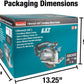 Makita XSC03Z 18V LXT® Lithium‑Ion Cordless 5‑3/8" Metal Cutting Saw, with Electric Brake and Chip Collector, Tool Only