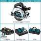 Makita XSH04RB 18V LXT® Lithium‑Ion Sub‑Compact Brushless Cordless 6‑1/2” Circular Saw Kit (2.0Ah)